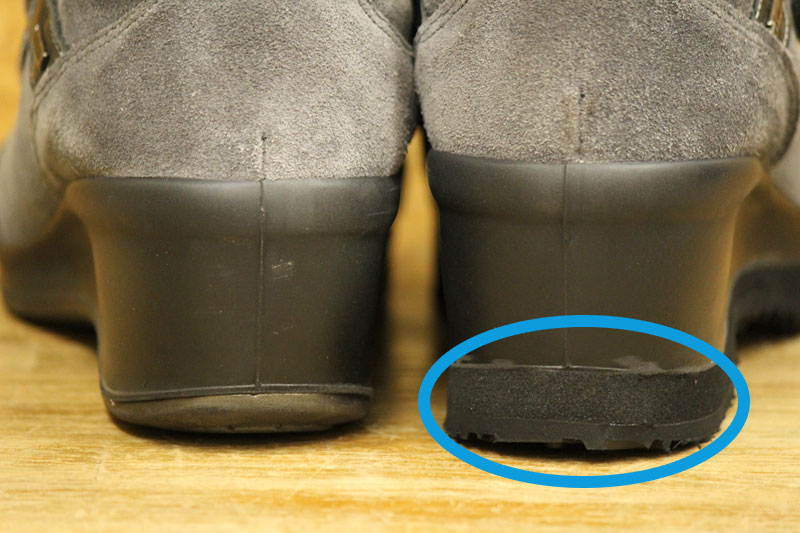 お履きの靴の加工 オーダーメイド靴 インソールのフリーゲイト義肢装具研究所